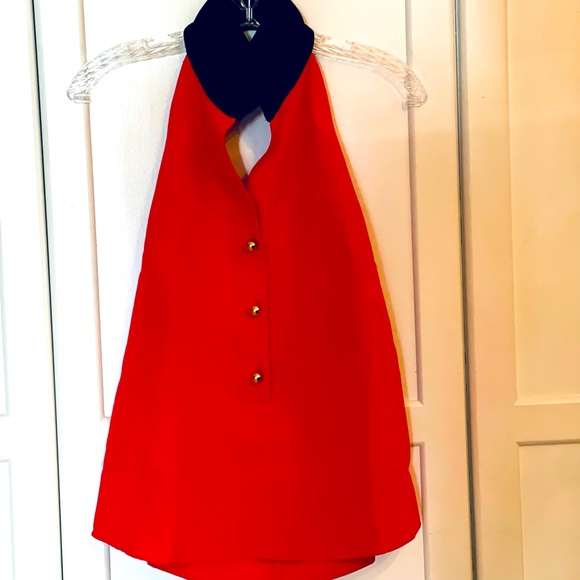 NWOT ❣️ Red Jagger Halter Top XS - Picture 8 of 11